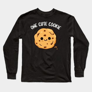 One Cute Cookie Cute Cookie Pun Long Sleeve T-Shirt